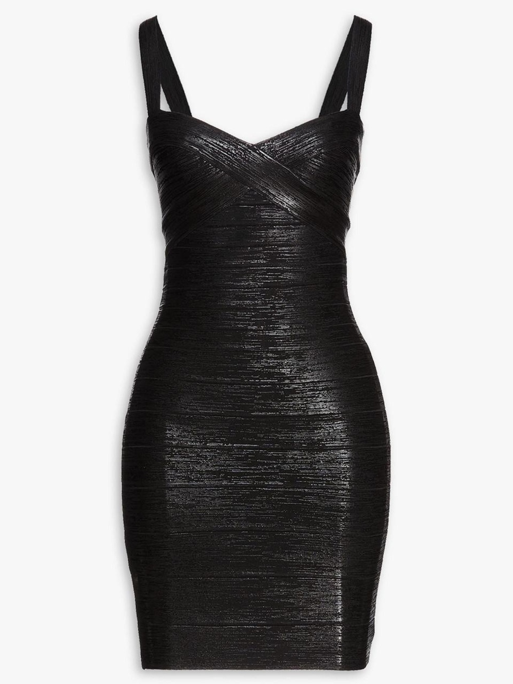 Hervé Léger metallic bandage mini dress